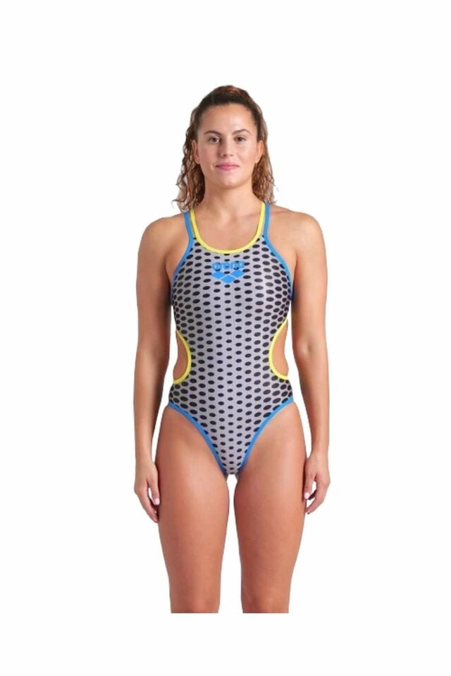 Arena W Arena One Scale Double Cross Back One Piece Bayan Yüzücü Mayo Beyaz 008954586