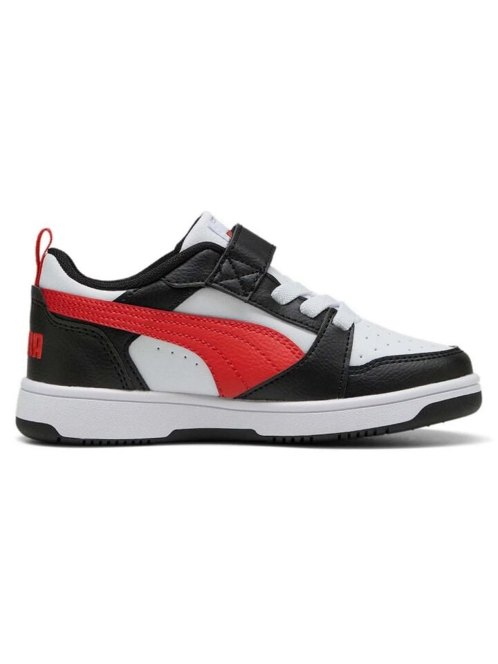 Puma Rebound V6 Lo AC+ PS Unisex Çocuk Sneakers Ayakkabı Kırmızı/Beyaz 39741904