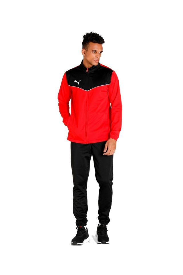 Puma individualRISE Tracksuit Erkek Eşofman Takımı Kırmızı/Siyah 65753401