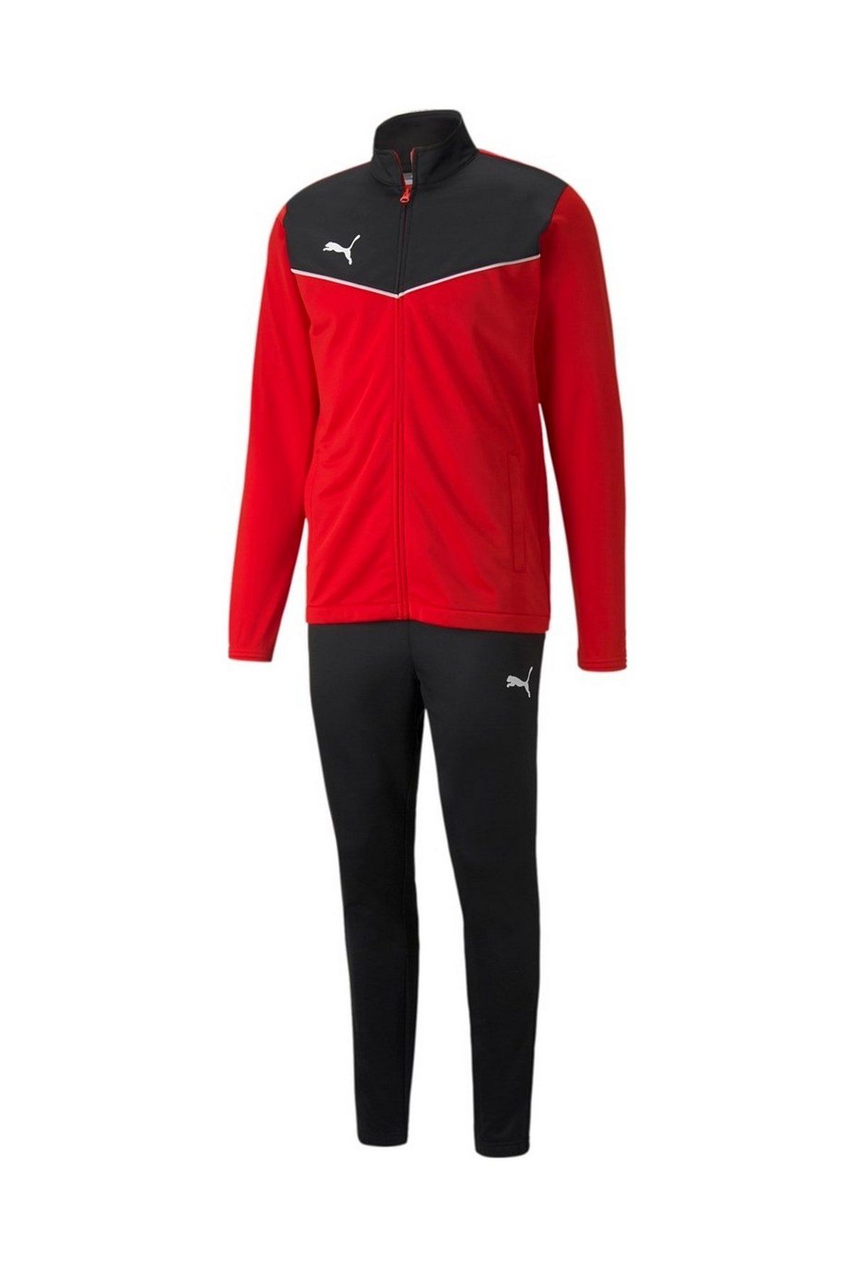 Puma individualRISE Tracksuit Erkek Eşofman Takımı Kırmızı/Siyah 65753401 L