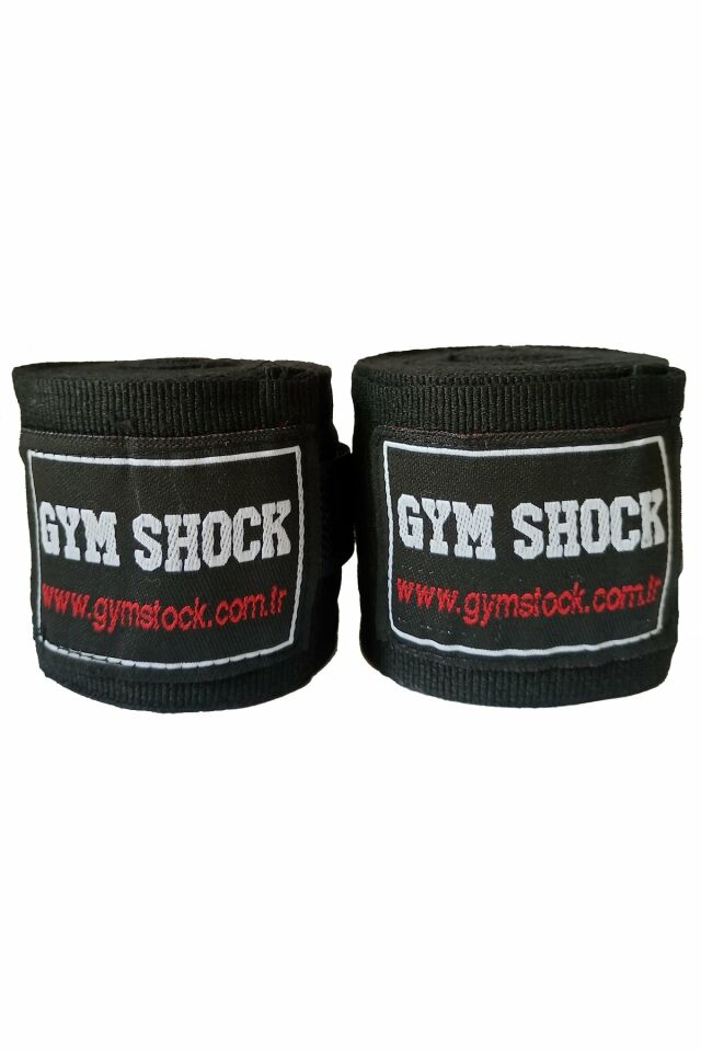 Gym Shock 5cm 3.5m Boks Bandajı Siyah