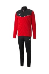 Puma individualRISE Tracksuit Erkek Eşofman Takımı Kırmızı/Siyah 65753401 S