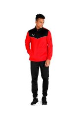 Puma individualRISE Tracksuit Erkek Eşofman Takımı Kırmızı/Siyah 65753401 2XL