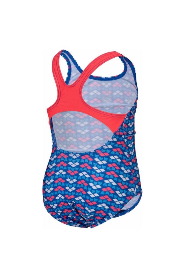 Arena Girl's Friends SwimSuit Swim Pro AO Yıldız Desenli Kız Çocuk Mayo Kırmızı/Multi 2-3 Yaş 006302800