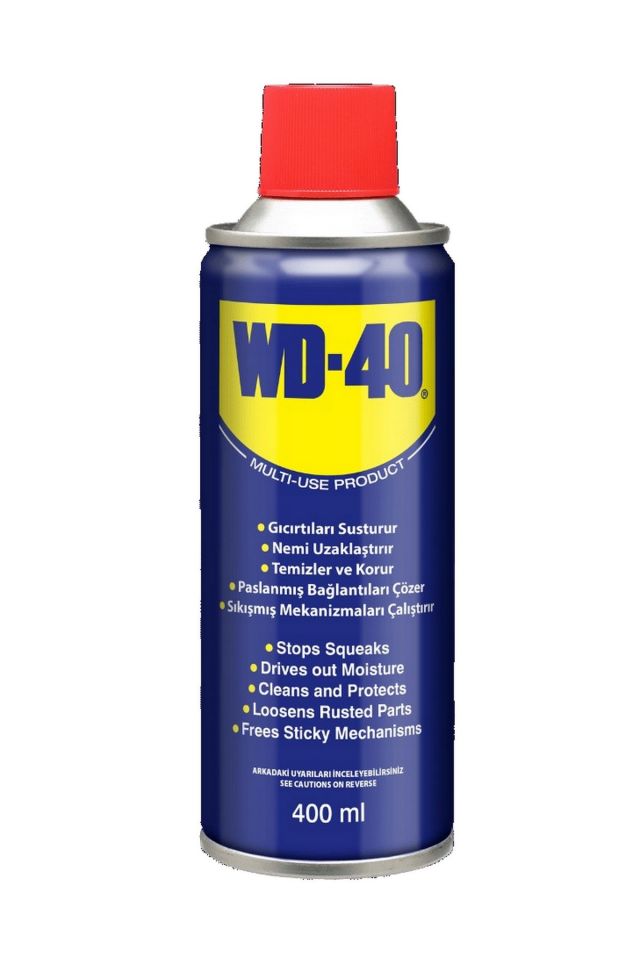 WD 40 Temizleyici Koruyucu Yağlayıcı Çok Amaçlı Spray 400 ml
