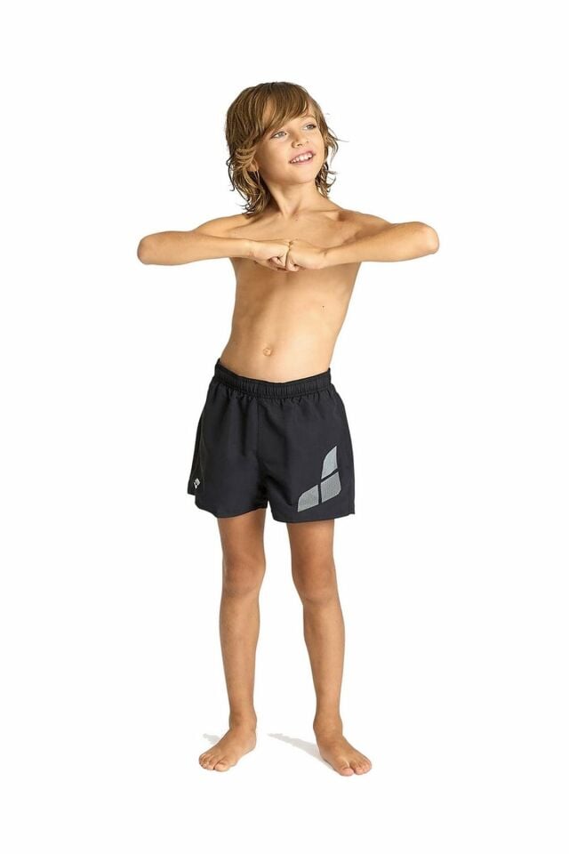 Arena Boy's Beach Boxer Solid R Erkek Çocuk Plaj Şortu Siyah 006446510