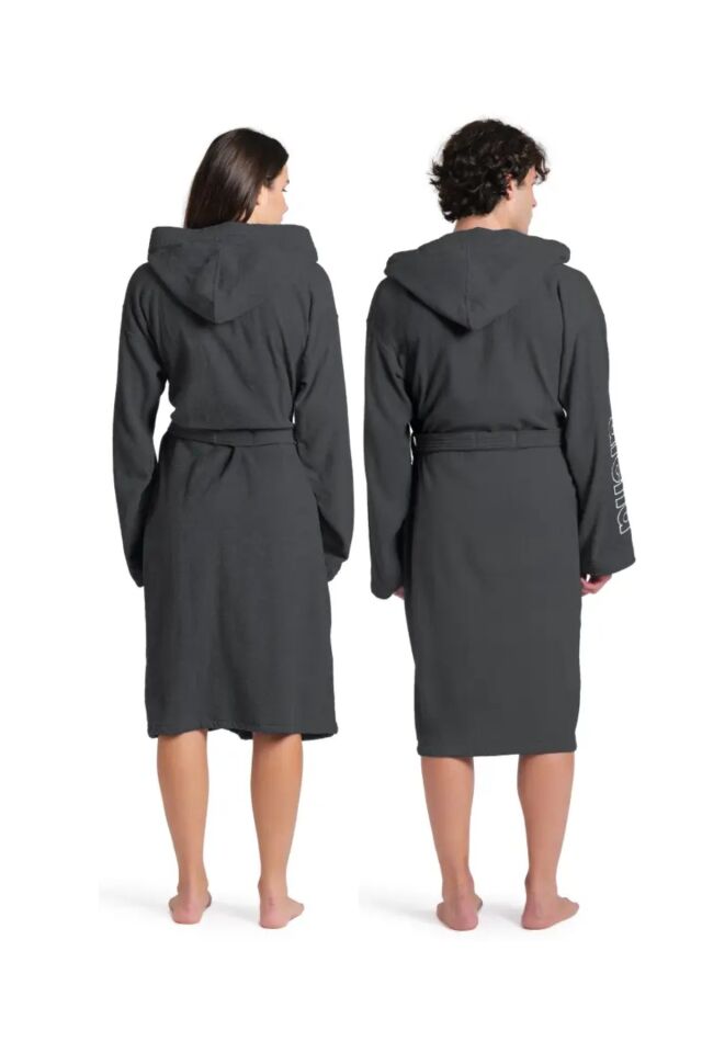 Arena Zeppelin Light Robe (L Beden) Unisex Yüzücü Bornoz Siyah 009019510