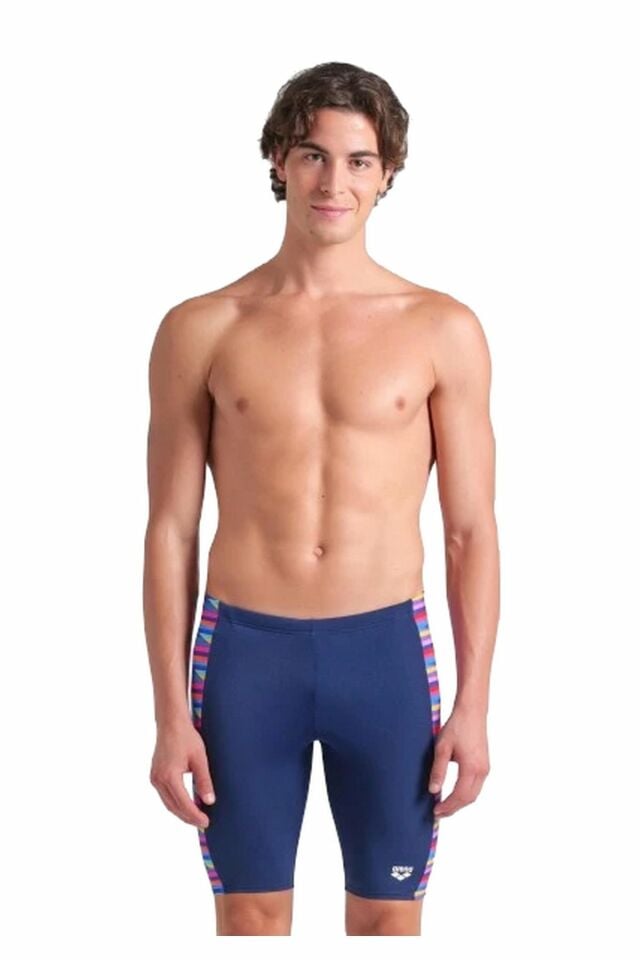 Arena Men's Arena Racing Stripe Swim Jammer Erkek Yüzücü Mayo Lacivert 009078750