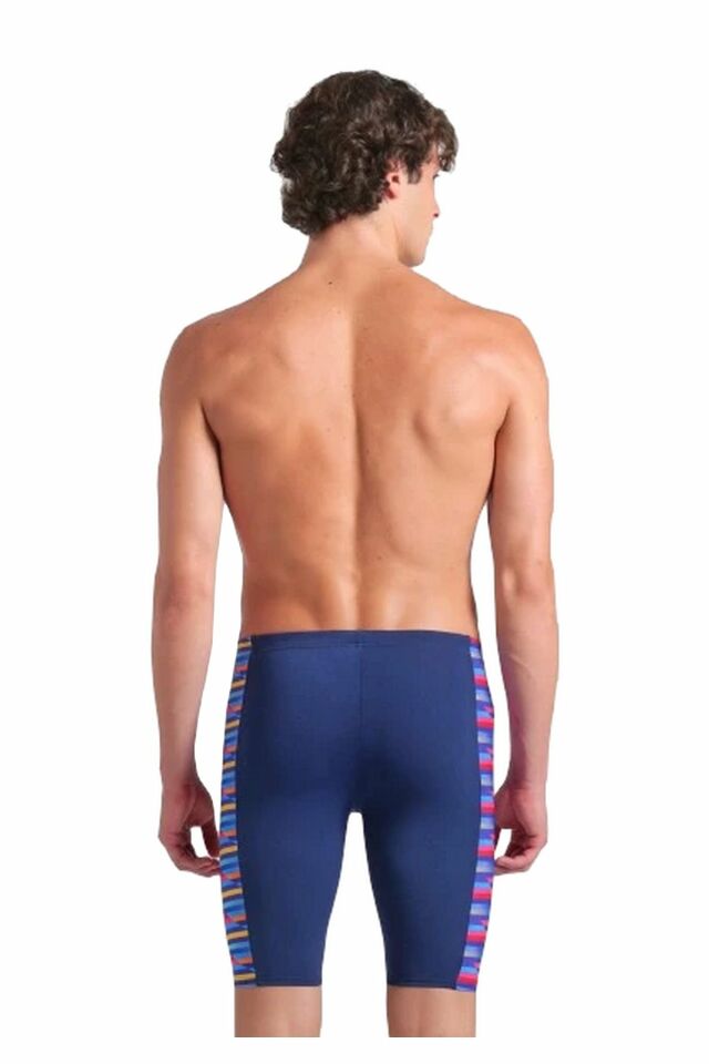 Arena Men's Arena Racing Stripe Swim Jammer Erkek Yüzücü Mayo Lacivert 009078750