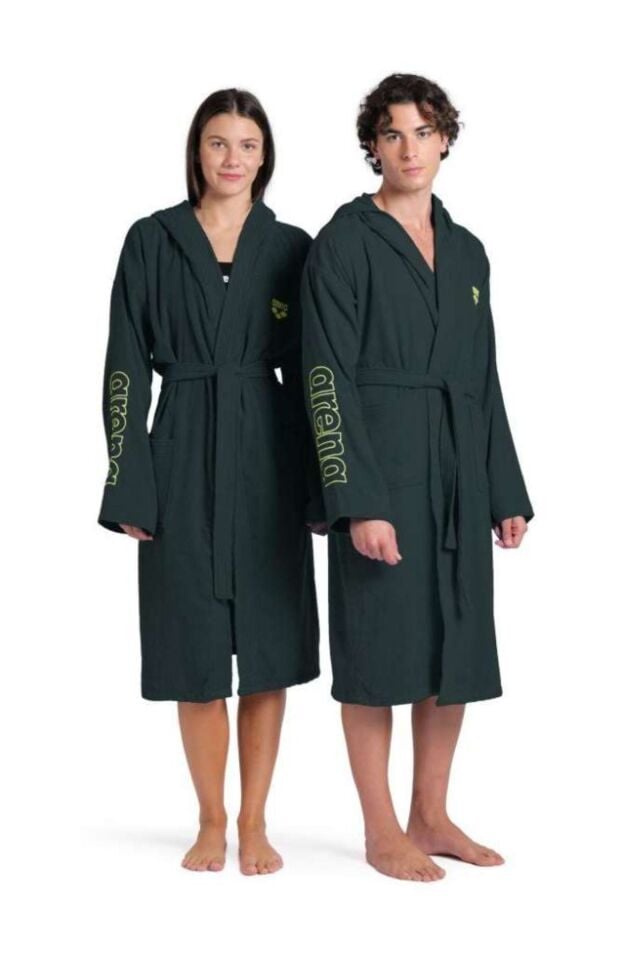 Arena Zeppelin Light Robe (L Beden) Unisex Yüzücü Bornoz K.Yeşil 009019660