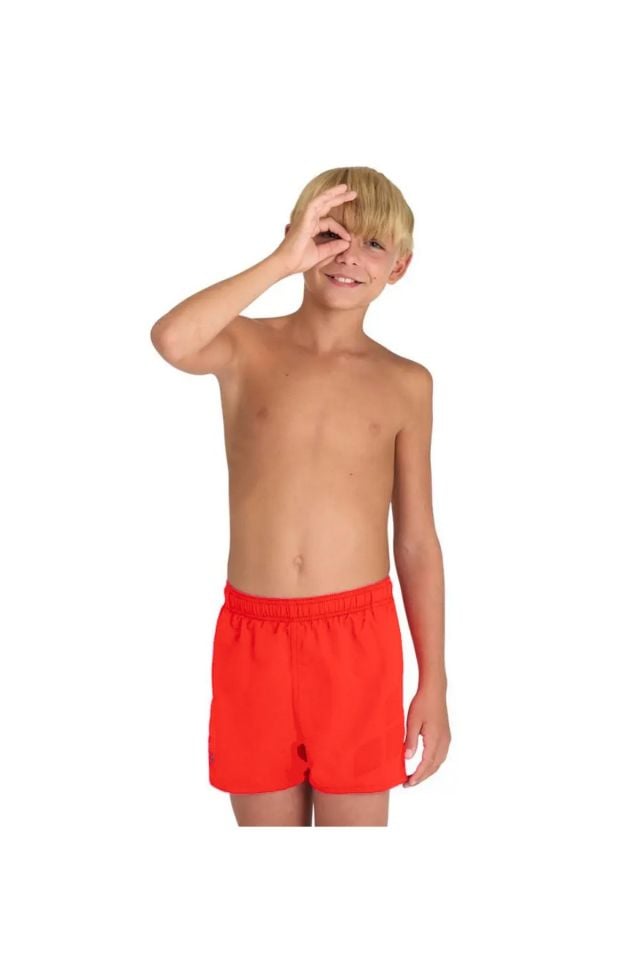 Arena Boy's Beach Boxer Solid R Erkek Çocuk Plaj Şortu 12-13 Yaş Kırmızı 006446480-12-13