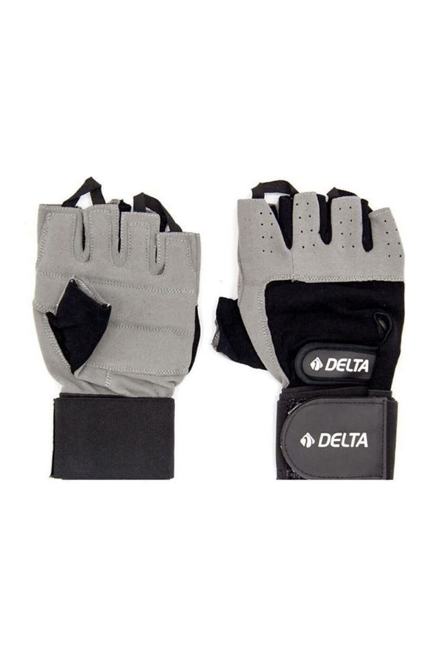 Delta FGE-915 Body & Fitness Eldiveni Siyah/Gri L