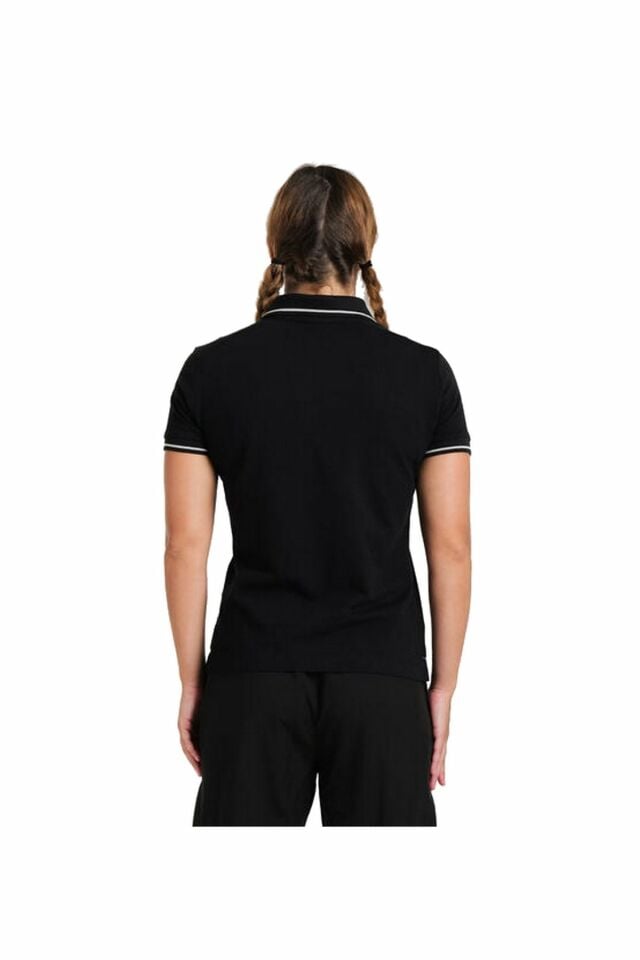 Arena Women's Team Poloshirt Solid Cotton Bayan Polo Yaka Tişört Siyah 004893500