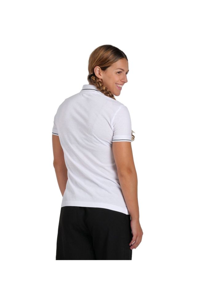 Arena Women's Team Poloshirt Solid Cotton Bayan Polo Yaka Tişört S Beden Beyaz 004893100-S
