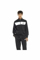 Puma Poly Suit CL Erkek Spor Eşofman Takımı Siyah/Beyaz 84584401 L