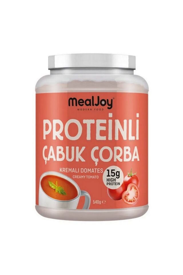 MealJoy Proteinli Çabuk Çorba Kremalı Domates 540g 15 Servis
