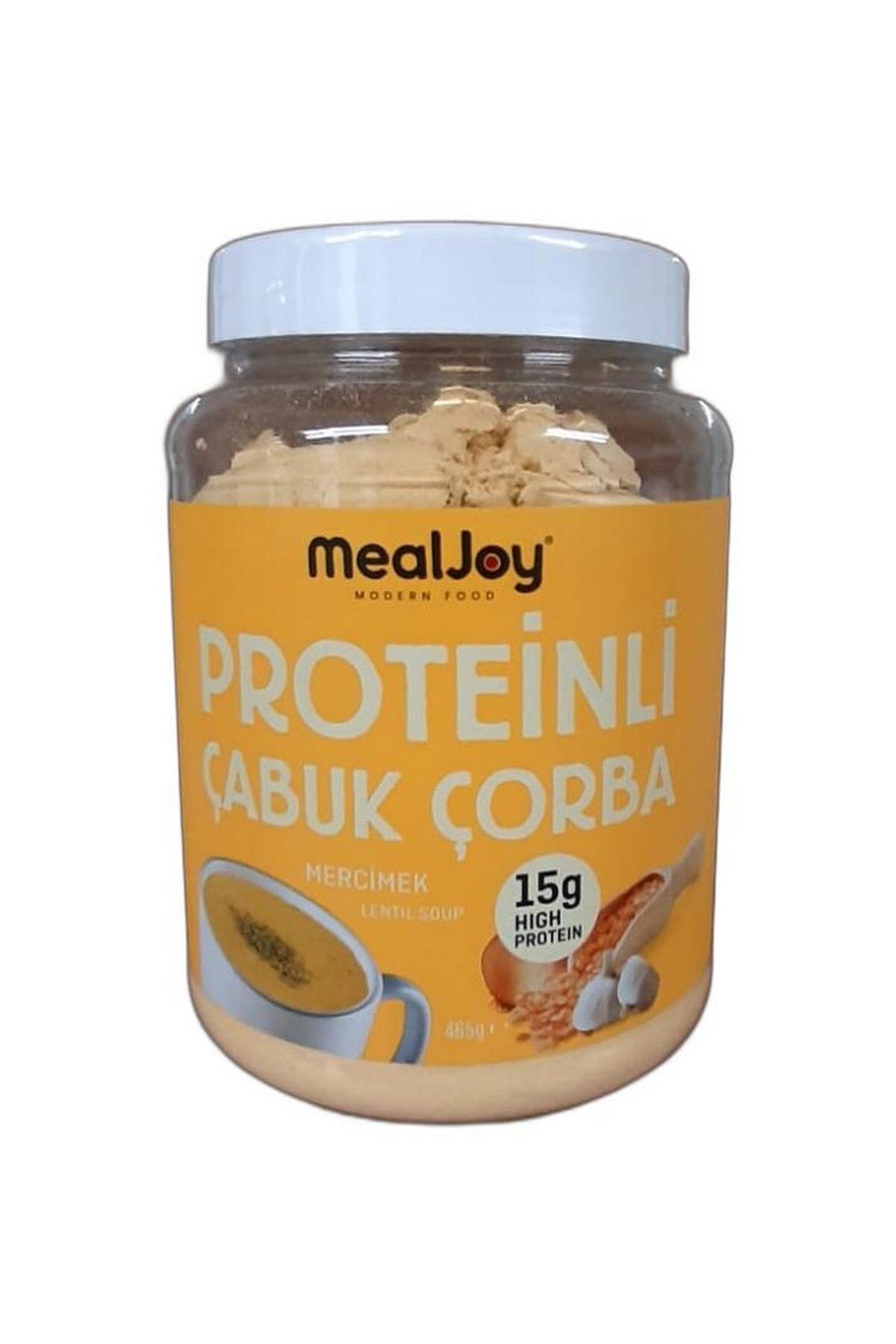 MealJoy Proteinli Çabuk Çorba Mercimek 465g 15 Servis