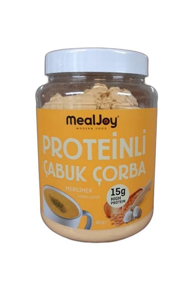 MealJoy Proteinli Çabuk Çorba Mercimek 465g 15 Servis
