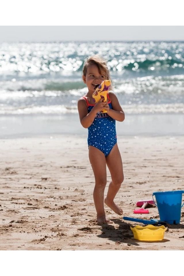 Arena Friends Swimsuit U Back Kız Çocuk Yüzücü Mayo Mavi 2-3 Yaş 006301850