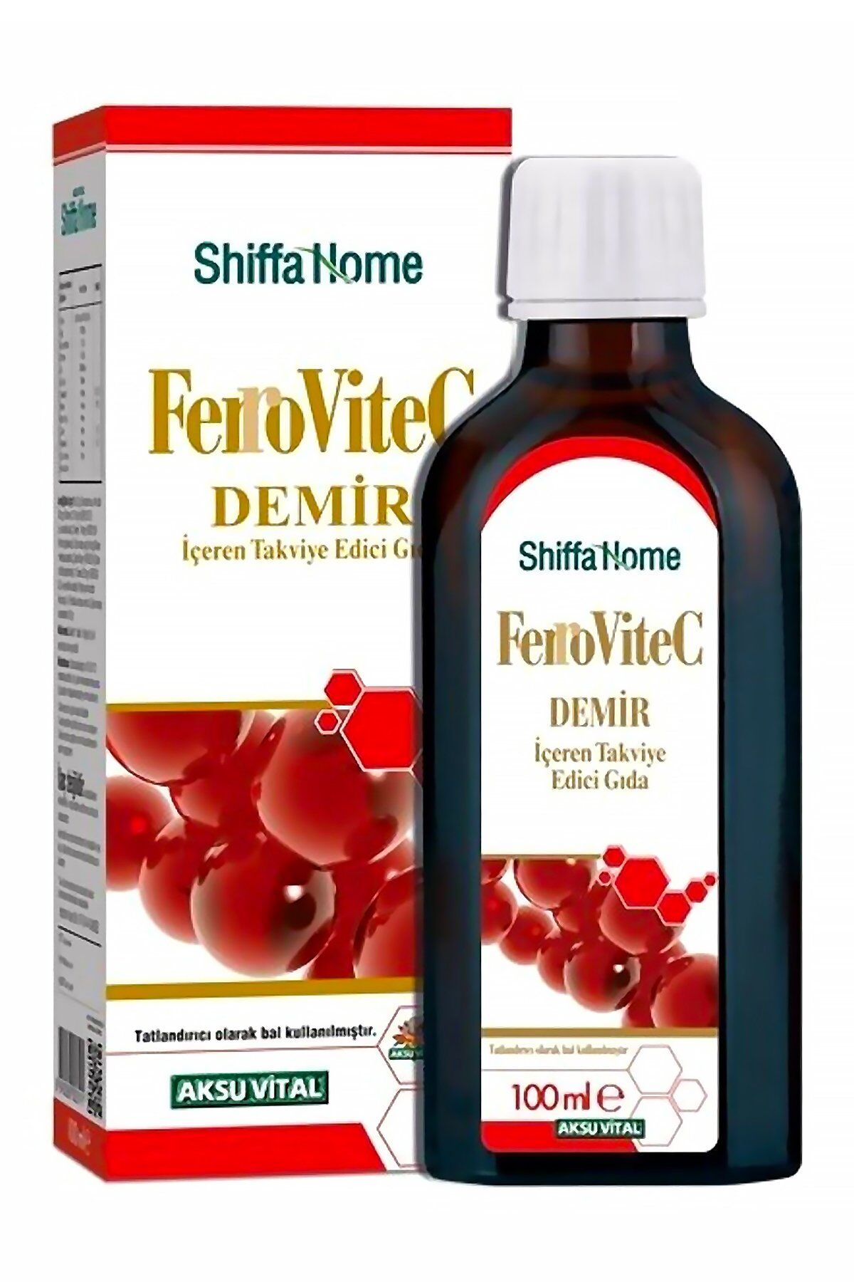 AksuVital Shiffa Home Ferrovitec Demir İçeren Şurup 100ml