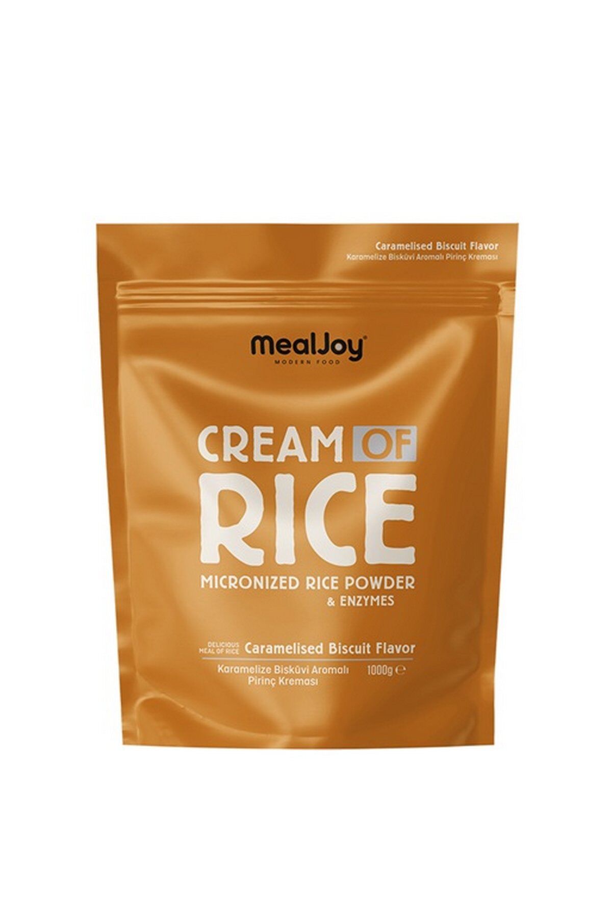 MealJoy Cream Of Rice Micronize Pirinç Unu Karamelize Bisküvi 1000g