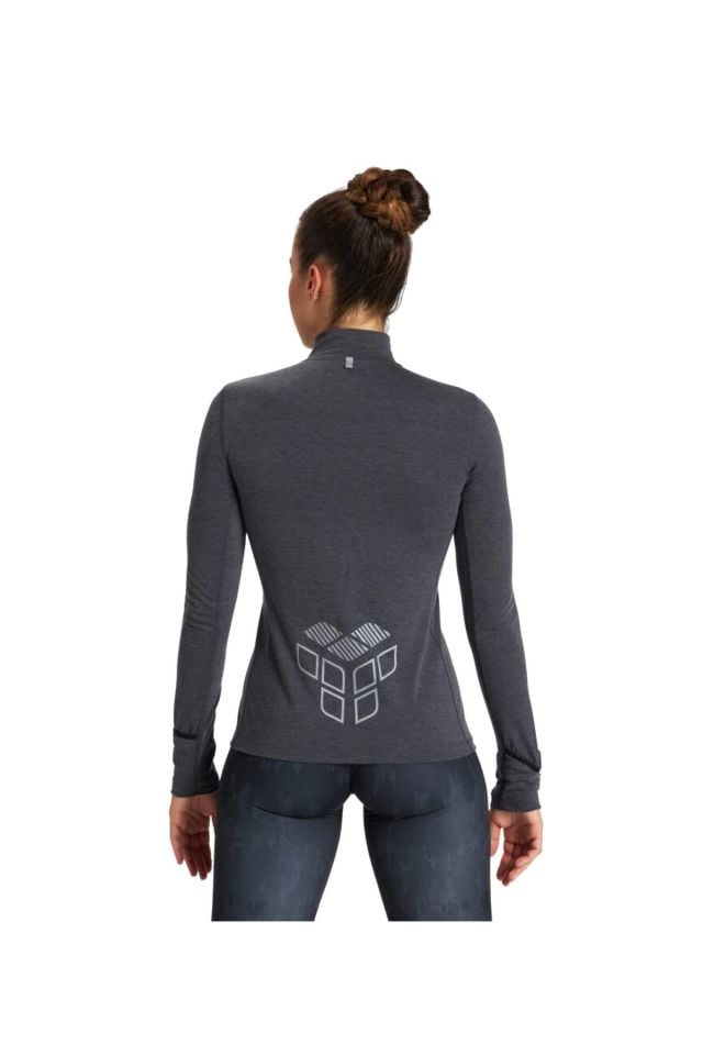 Arena W Thermal H/Z Long Sleeve Bayan Uzun Kollu Sweatshirt Siyah 002224550