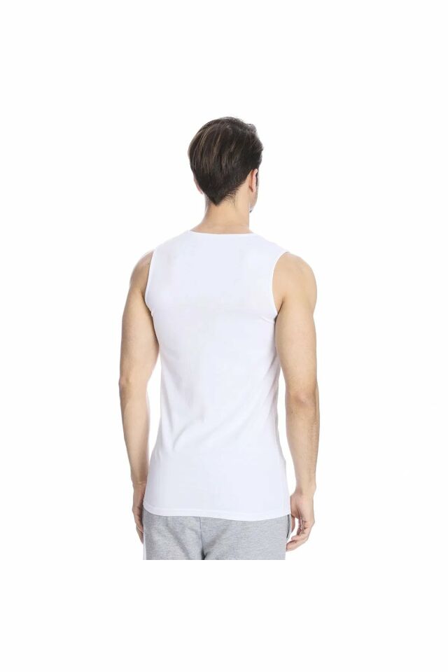 Sportive Erkek Spor Antrenman Ter Atleti Beyaz 500704-00B-SP XL