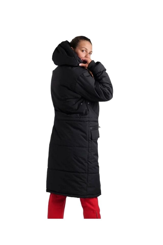 Arena Team Parka Solid Unisex Yüzücü Parka Siyah 004914500