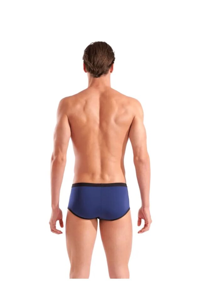 Arena Men's One Low Waist Short Big Logo (85 Beden) Erkek Yüzücü Mayo Lacivert 008549750