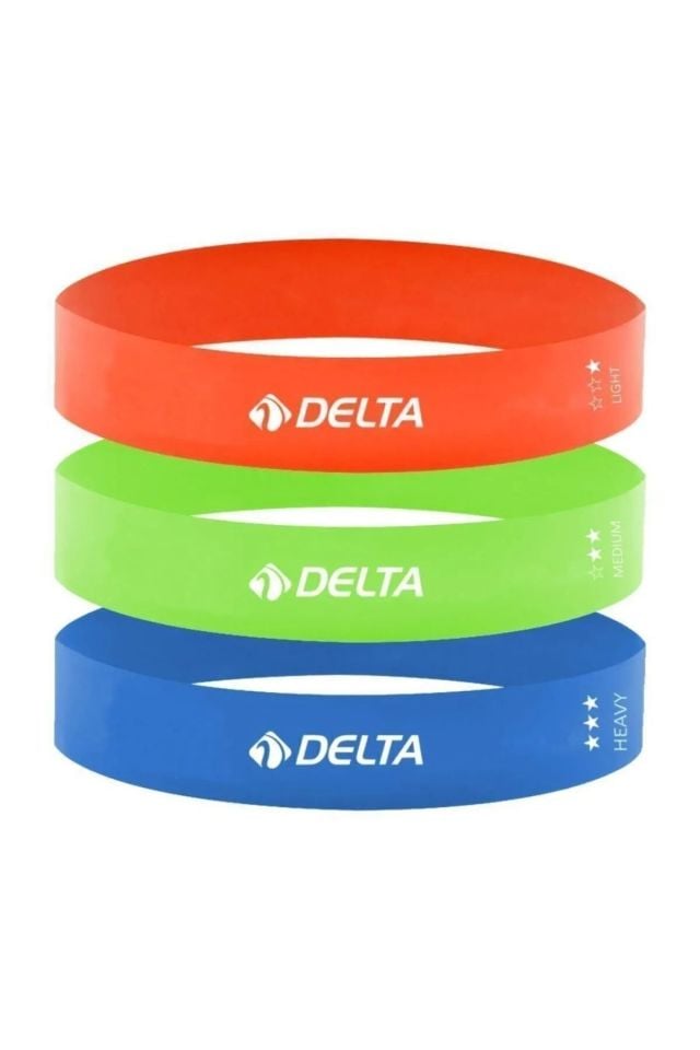 Delta LPS-892 Aerobik & Pilates Bant Seti 3'lü Mikro Bant Set