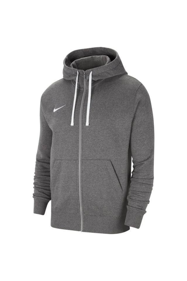 Nike Flc Park20 Fz Hoodie Fermuarlı Erkek Kapüşonlu Sweatshirt Gri CW6887-071 M