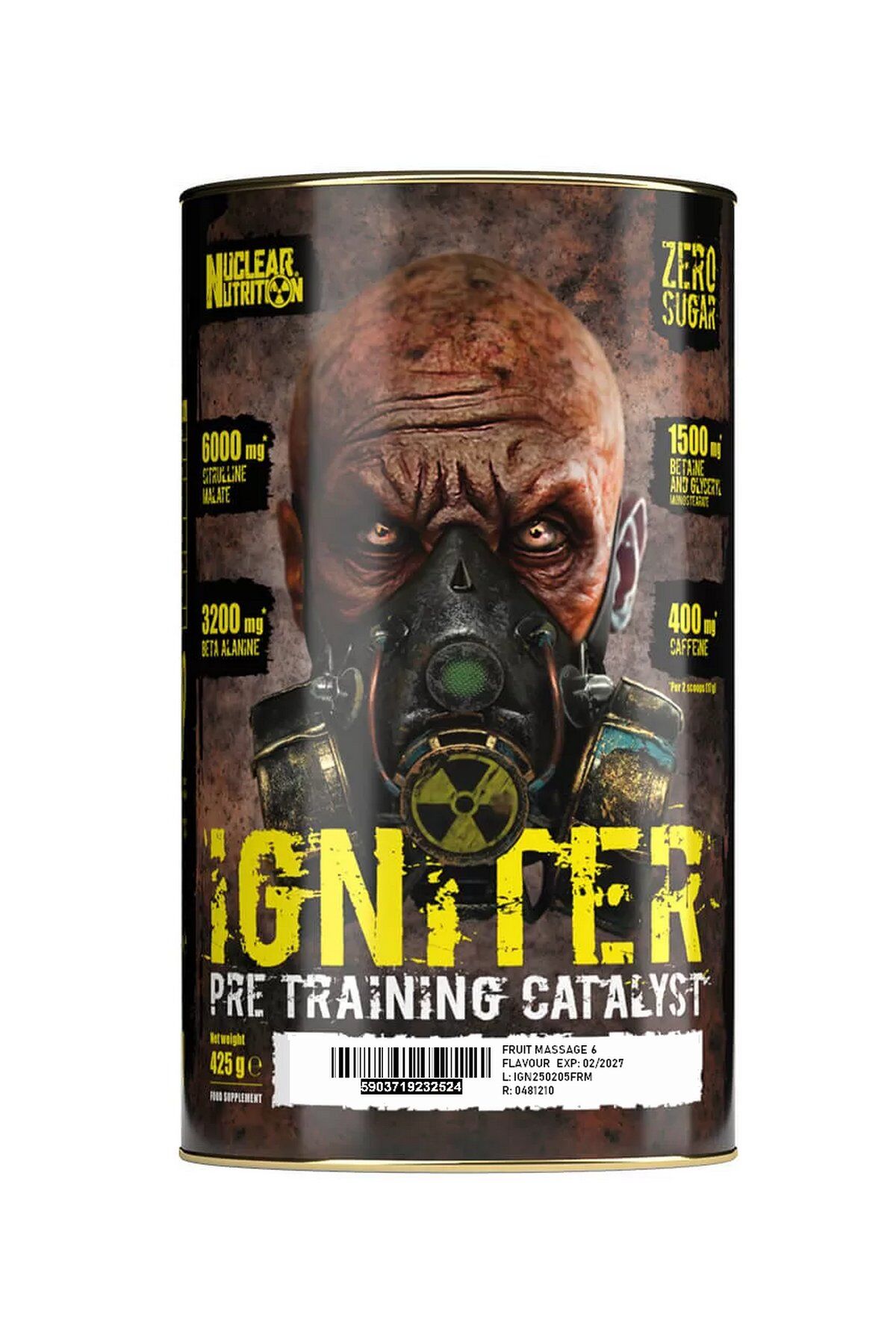 Nuclear Nutrition İgniter Pre Workout Fruit Massage 438g