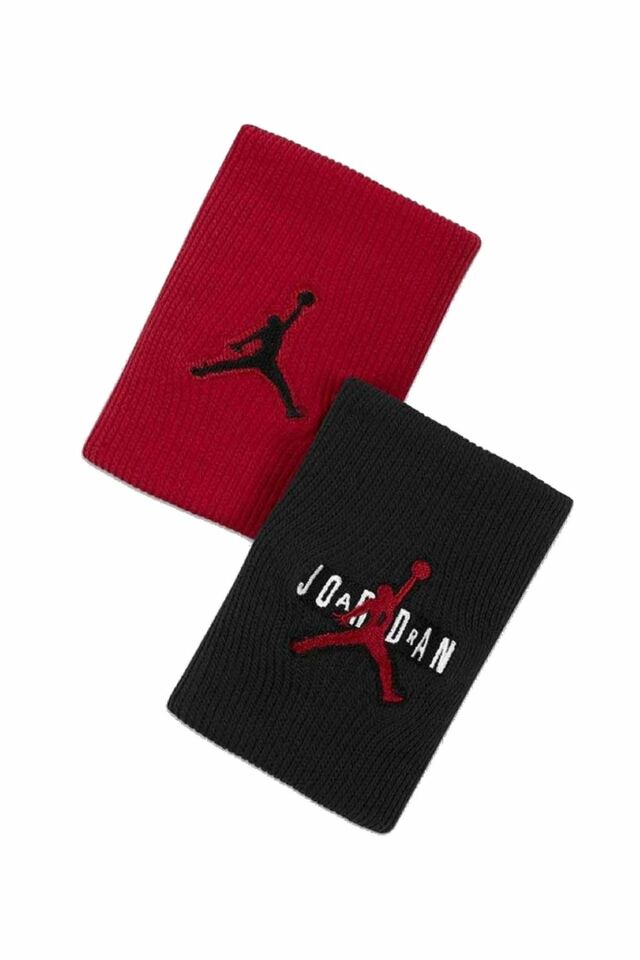 Nike Jordan Jumpman Terry Wrist Bands 2 Pk Unisex Kırmızı Antrenman Bileklik J.100.7579.636.OS