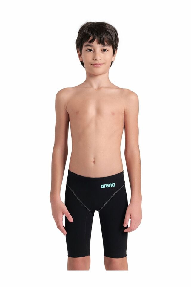 Arena Boys Powerskin Impulso Kneeskin Erkek Çocuk Yarış Mayosu Siyah 008609100