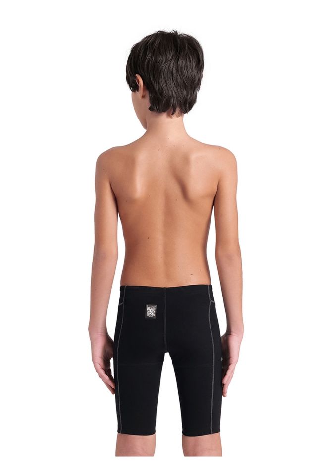 Arena Boys Powerskin Impulso Kneeskin Erkek Çocuk Yarış Mayosu Siyah 008609100