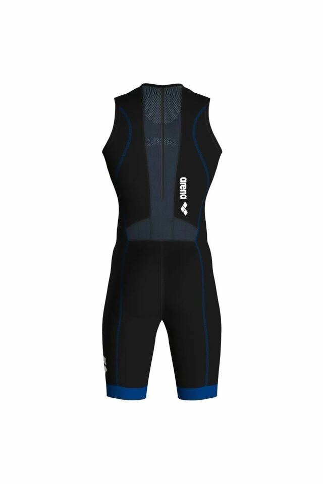 Arena M Trisuit St 2.0 Rear Zip Erkek Triathlon Yüzücü Yarış Mayosu Siyah 001510508 S