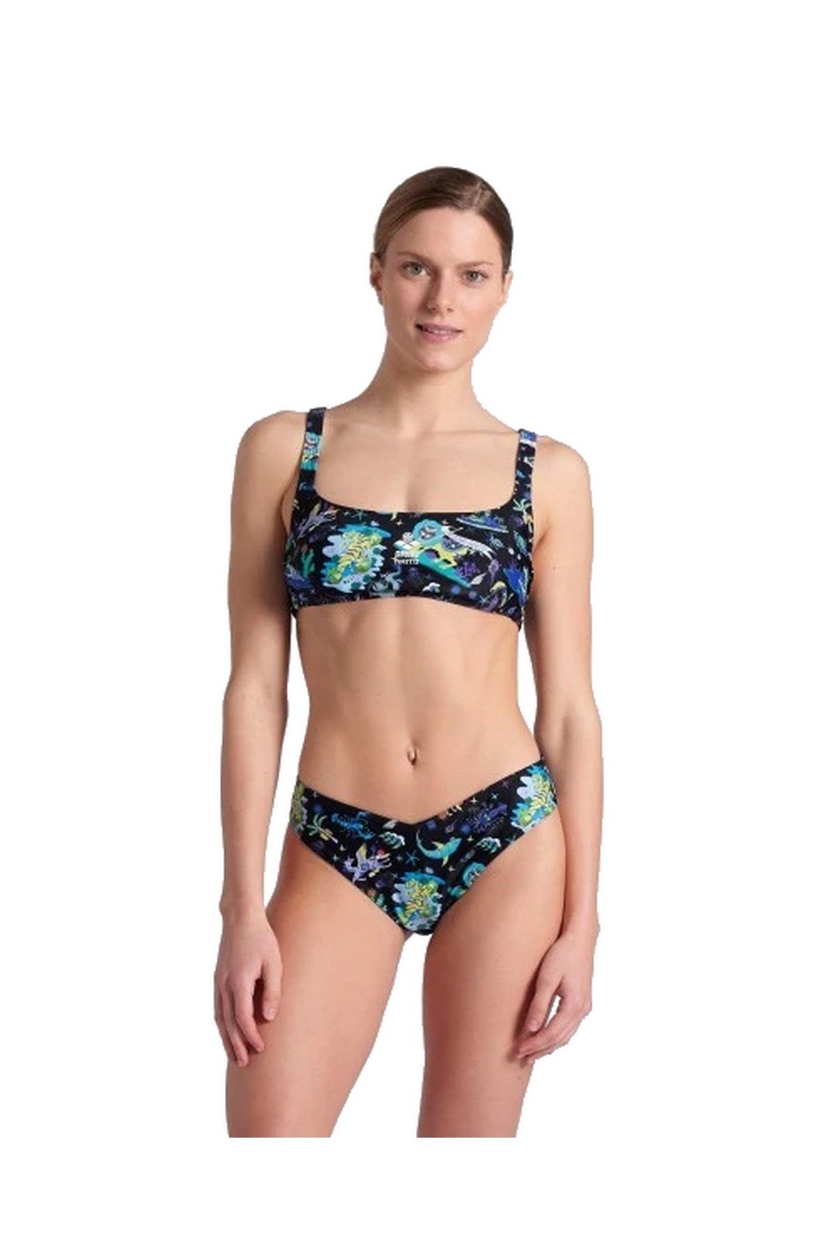 Arena Women's Arena Fun Planet Bikini Bralette Siyah 007064550 S