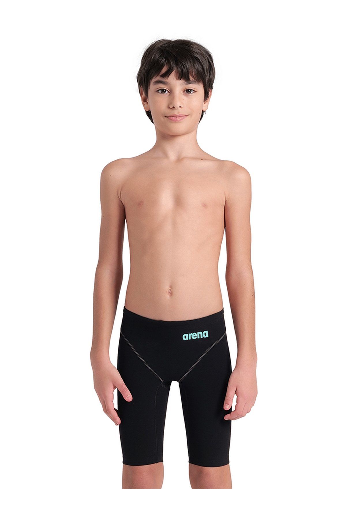 Arena Boys Powerskin Impulso Kneeskin Erkek Çocuk Yarış Mayosu Siyah 008609100 12-13