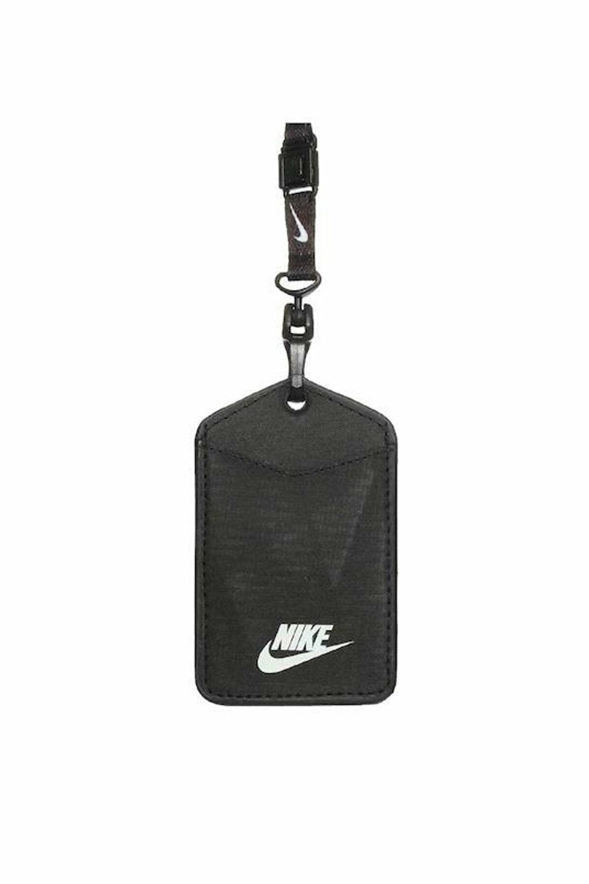 Nike ID Lanyard Yaka Kartı ve Kimlik Kartı Boyun Askısı Siyah N.100.2322.091.NS