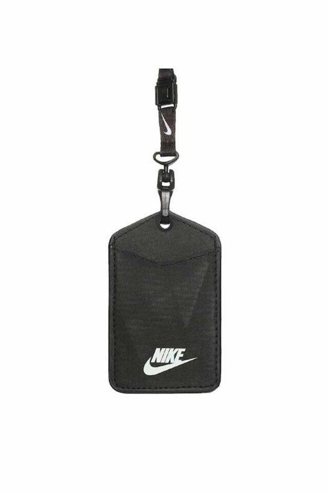 Nike ID Lanyard Yaka Kartı ve Kimlik Kartı Boyun Askısı Siyah N.100.2322.091.NS