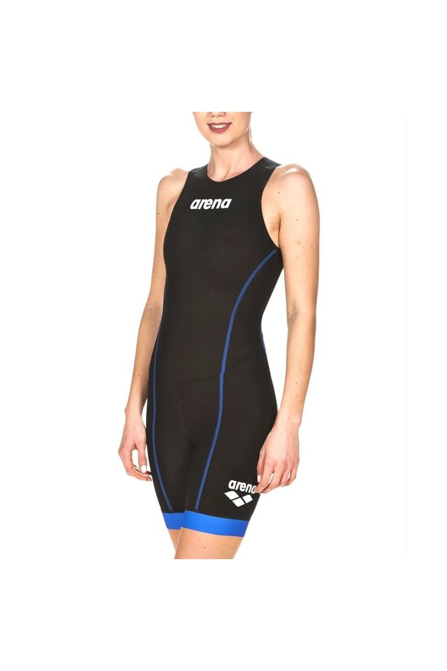 Arena W Trisuit St 2.0 Rear Zip Bayan Triathlon Yüzücü Mayosu Siyah 001506508 M