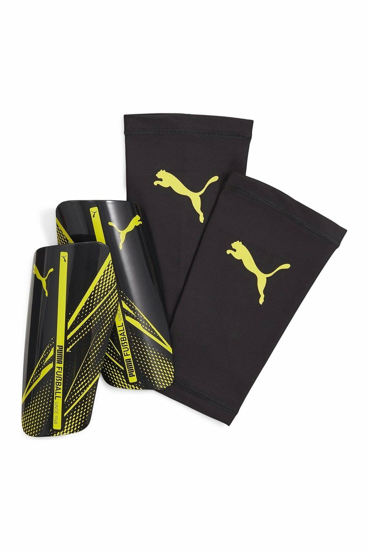 Puma Attacanto Sleeve Puma-Black Yellow Blaze Tekmelik Siyah/Sarı 03088702 S