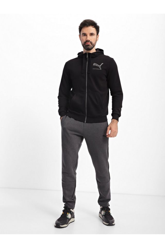 Puma Evostripe Core Pants Dark Gray Heather Erkek Günlük Spor Pantolon Gri 58581407