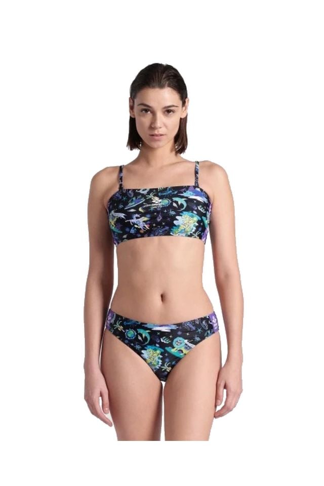 Arena Women's Arena Fun Planet Bikini Bandeau Siyah 007062550
