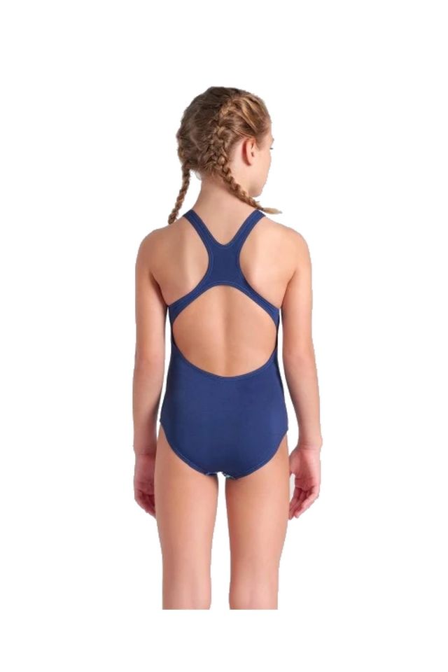 Arena Girl's Arena Palette Swimsuit Swim Pro Back Kız Çocuk Yüzücü Mayo Lacivert 007918770 10-11