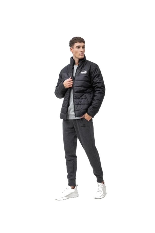 Puma ESS+ Padded Puma Big Logo Jacket Puma-Black Unisex Mont Siyah 84934901