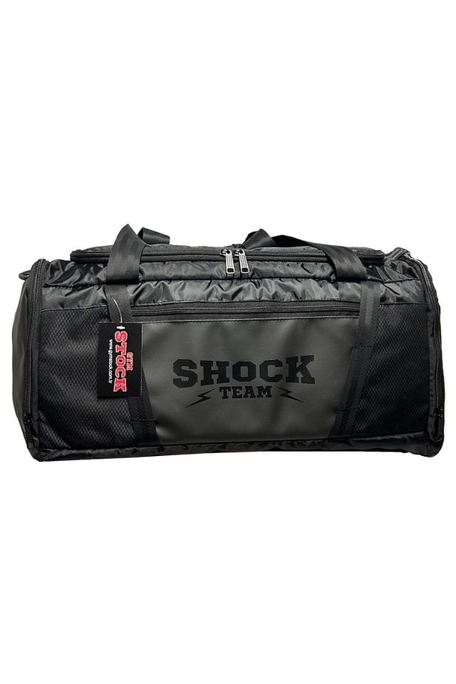 Shock Team Astarlı Fonksiyonel Duffle Spor Çanta Siyah