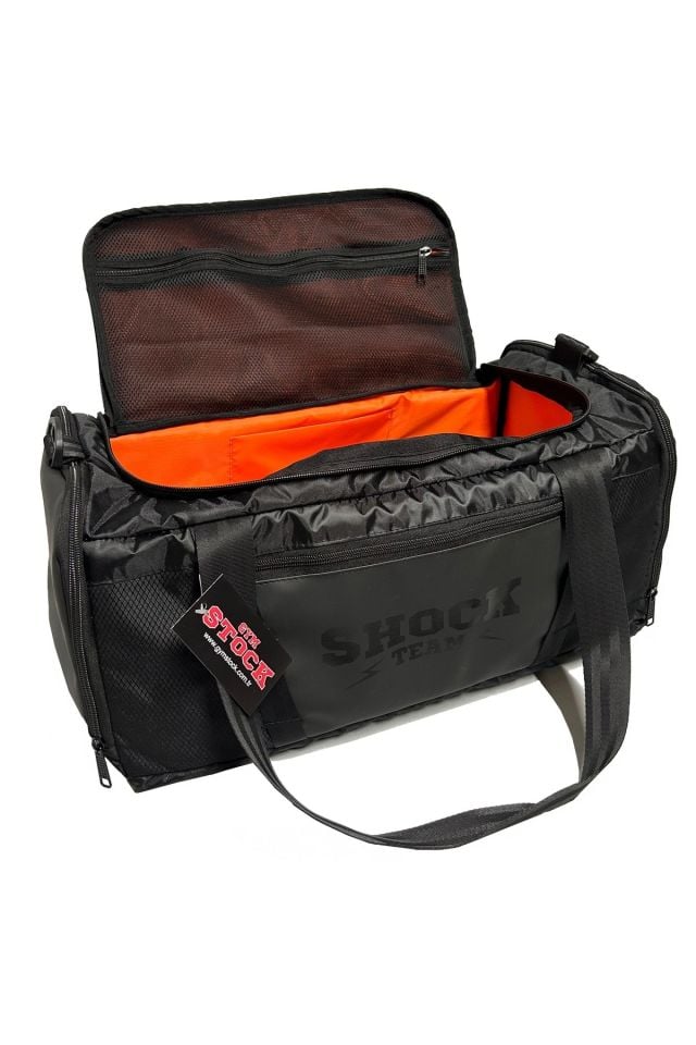 Shock Team Astarlı Fonksiyonel Duffle Spor Çanta Siyah