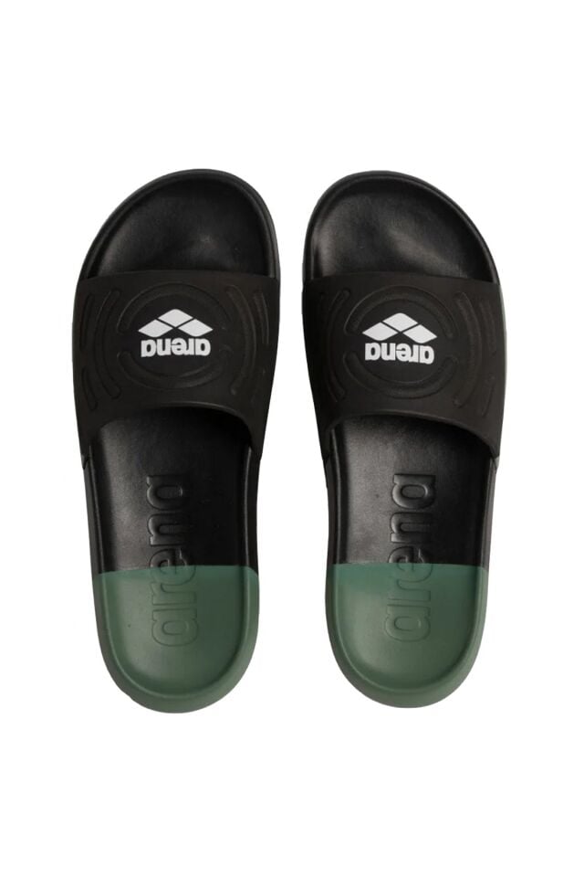 Arena Urban Active Unisex Plaj Havuz Terliği Siyah/Yeşil 009277100