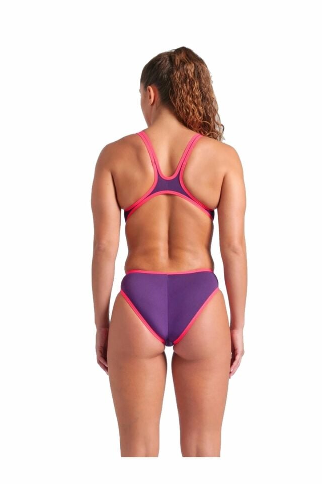 Arena Women Arena One Biglogo One Piece Bayan Yüzücü Antrenman Mayosu Mor 001198998 38